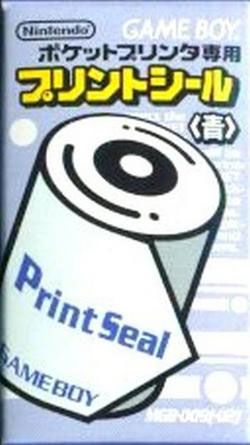GameBoy Print Seal (Blue) (New)
