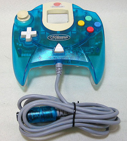 Dreamcast Controller Millennium 2000 Aqua Blue (New)