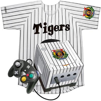 Japanese GameCube Console Hanshin Tigers Enjoy Pack (New)
