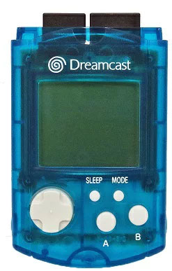 Dreamcast Visual Memory Unit (Aqua Blue) (Unboxed)