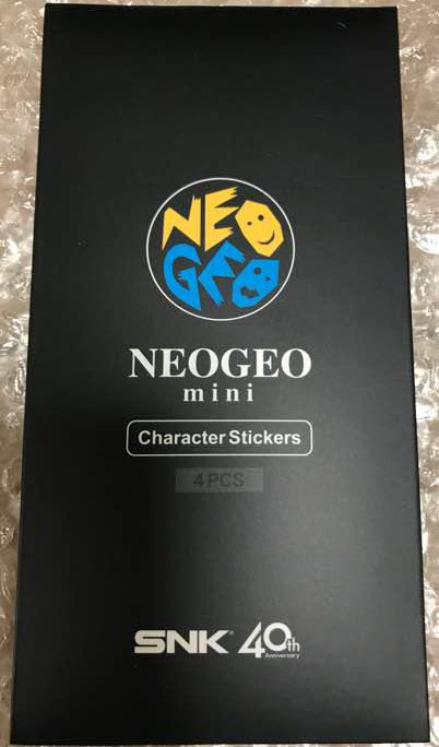 Neo Geo Mini Character Stickers (New)