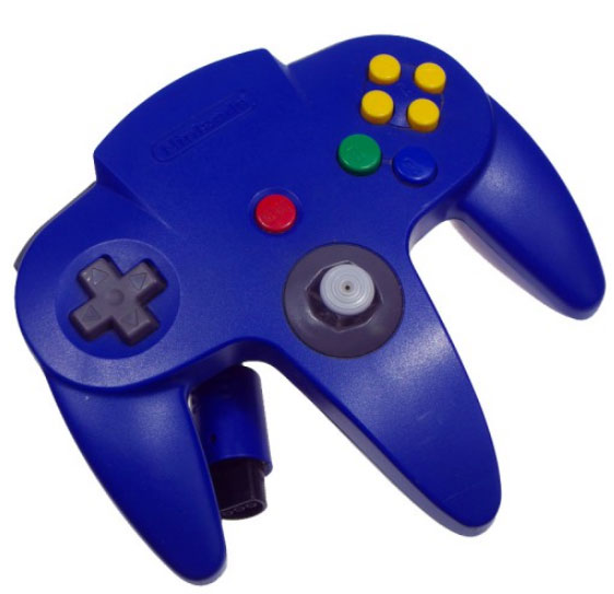 Nintendo 64 Controller Bros (Blue)