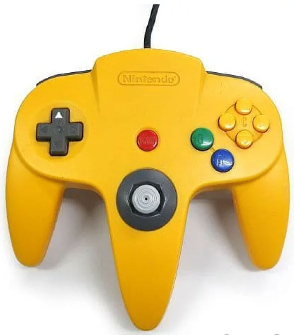 Nintendo 64 Controller Bros (Yellow)