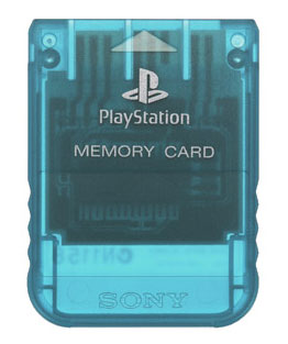 Playstation Memory Card (Emerald Green) (Unboxed)