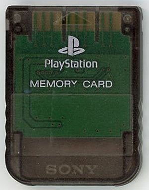 Playstation Memory Card (Smoke Grey) (Unboxed)