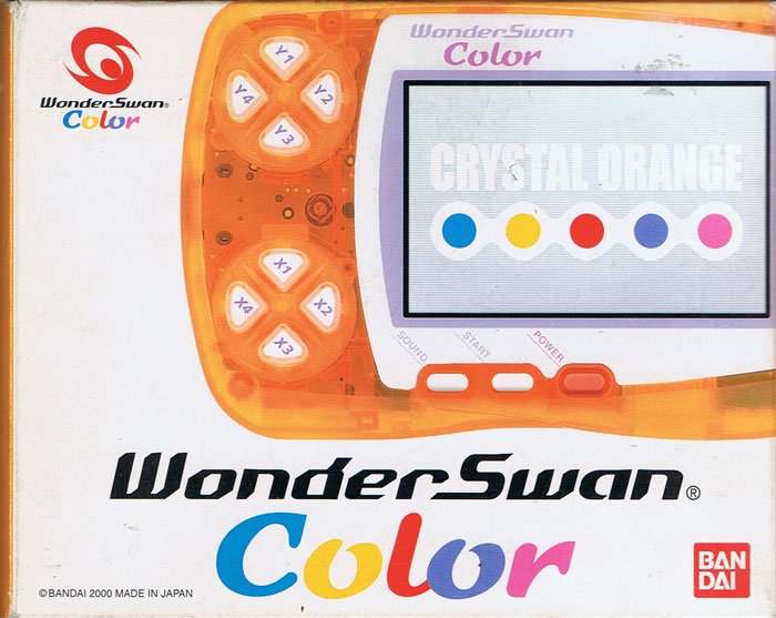 WonderSwan Color (Crystal Orange) (No Manual)