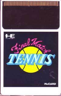 Final Match Tennis (Hu Card Only)