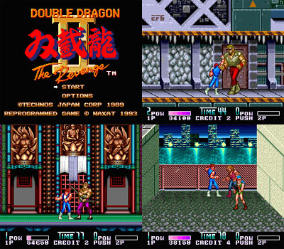 Double Dragon II The Revenge Mega Drive Japan Game