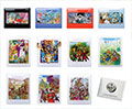 Dragon Quest Package Illustration Pins Collection